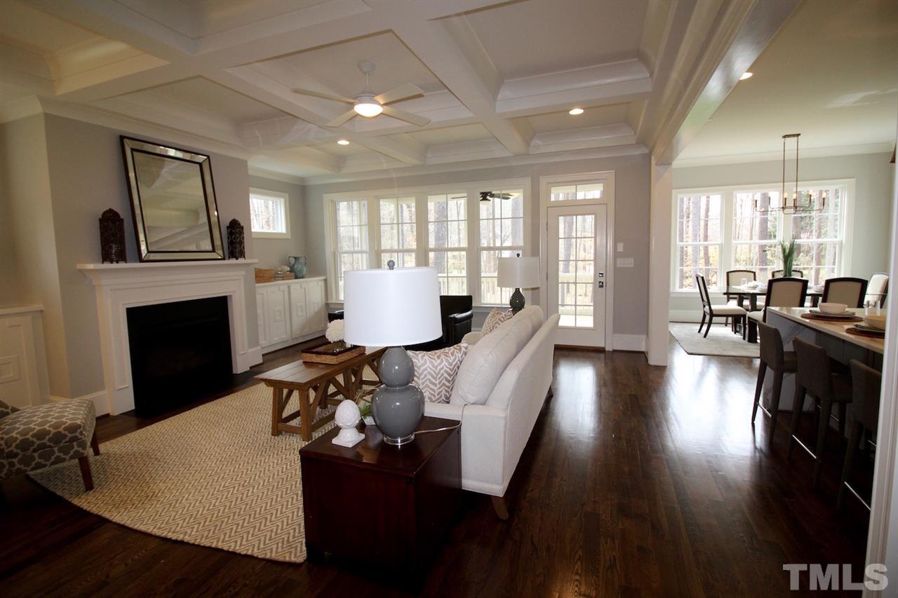 3013 Club Drive Raleigh, NC 27613 - Photo 14 of 25 a living room with furniture fireplace and flat screen tv