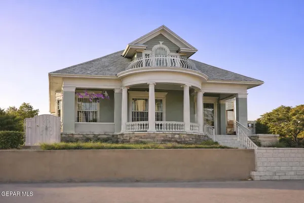 a view of a house with a front door