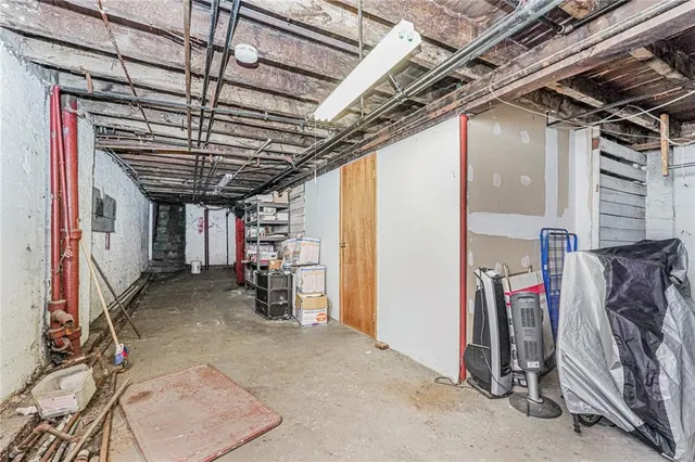 a view of a door of the house