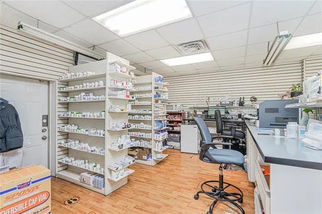 wooden floor in a gallery