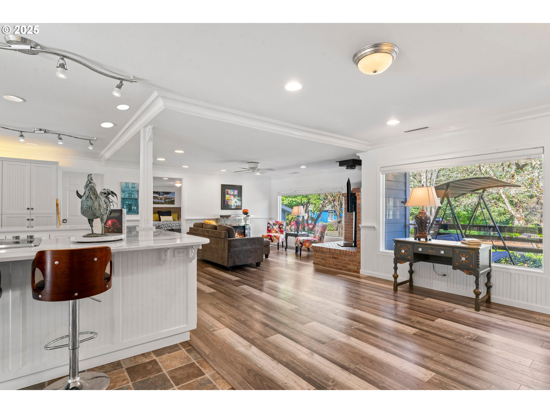 9202 Phey Lane Florence, OR 97439 - Photo 7 of 47 a living room with furniture a rug and a large window
