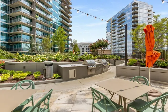 a view of swimming pool with chairs