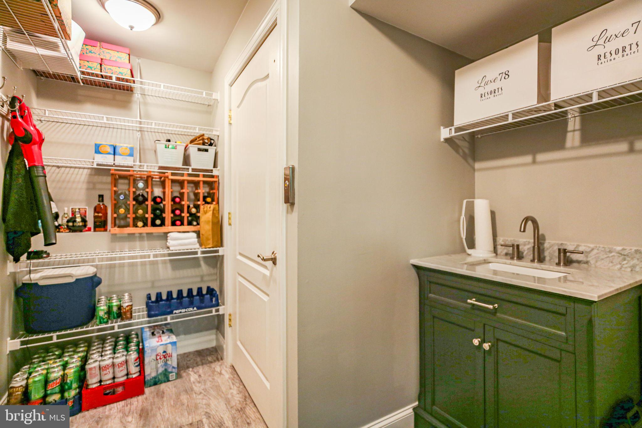 229 Mill Street Occoquan, VA 22125 - Photo 40 of 61 a bathroom with a sink and a mirror