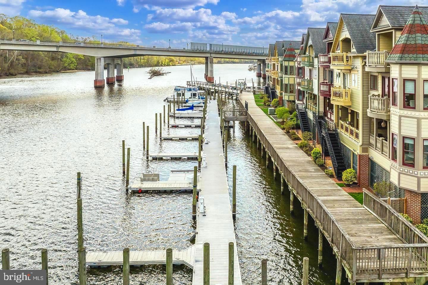 229 Mill Street Occoquan, VA 22125 - Photo 51 of 61 a view of balcony with two chairs and a table