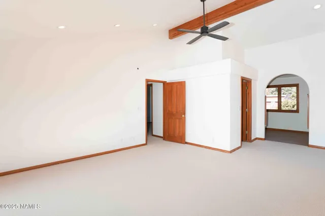 a view of a glass door with a glass door