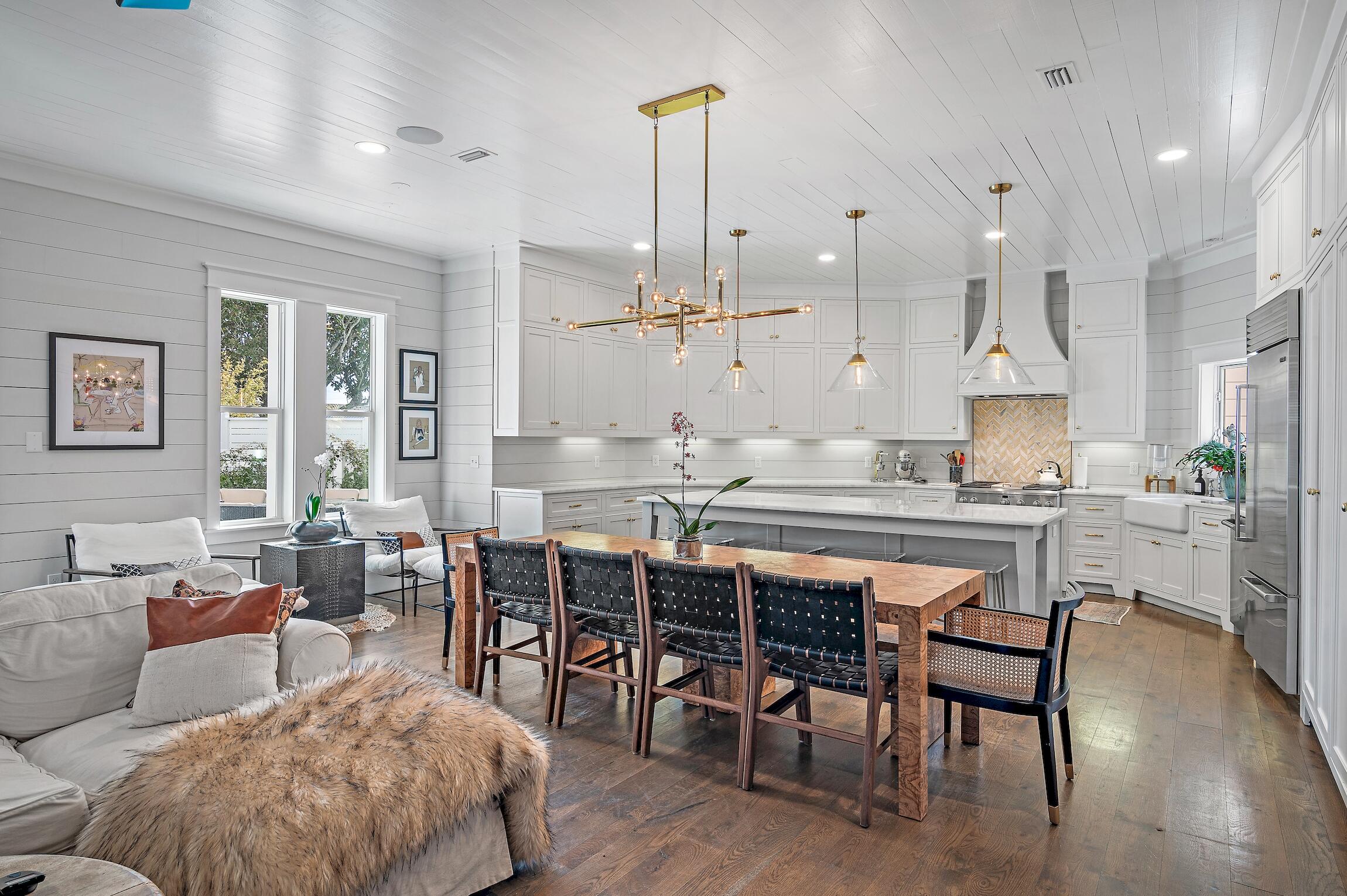 87 Bullard Road Santa Rosa Beach, FL 32459 - Photo 9 of 37 a large kitchen with a table and chairs