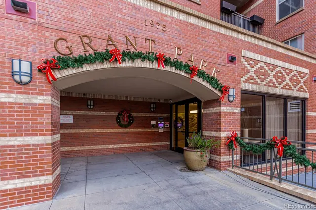 a front view of a building with entryway