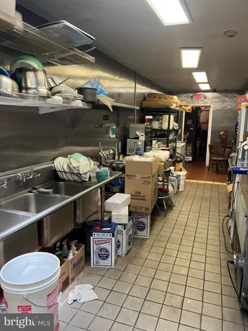 a room with furniture and a table