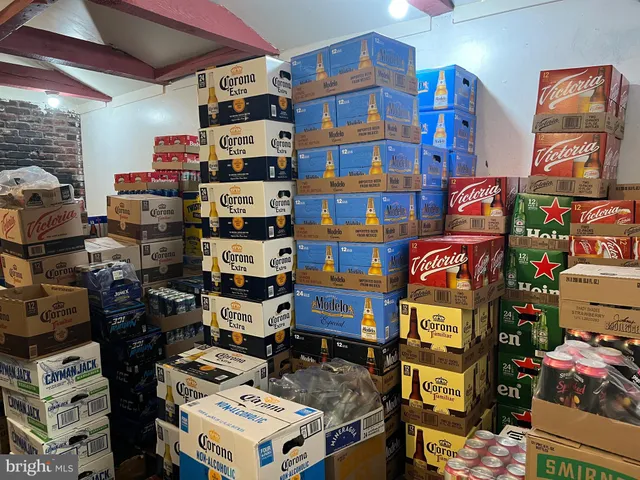 a city view with tall buildings