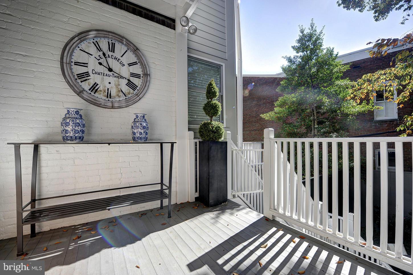 3002 R Street Northwest Washington, DC 20007 - Photo 11 of 24 Deck Off Of Kitchen