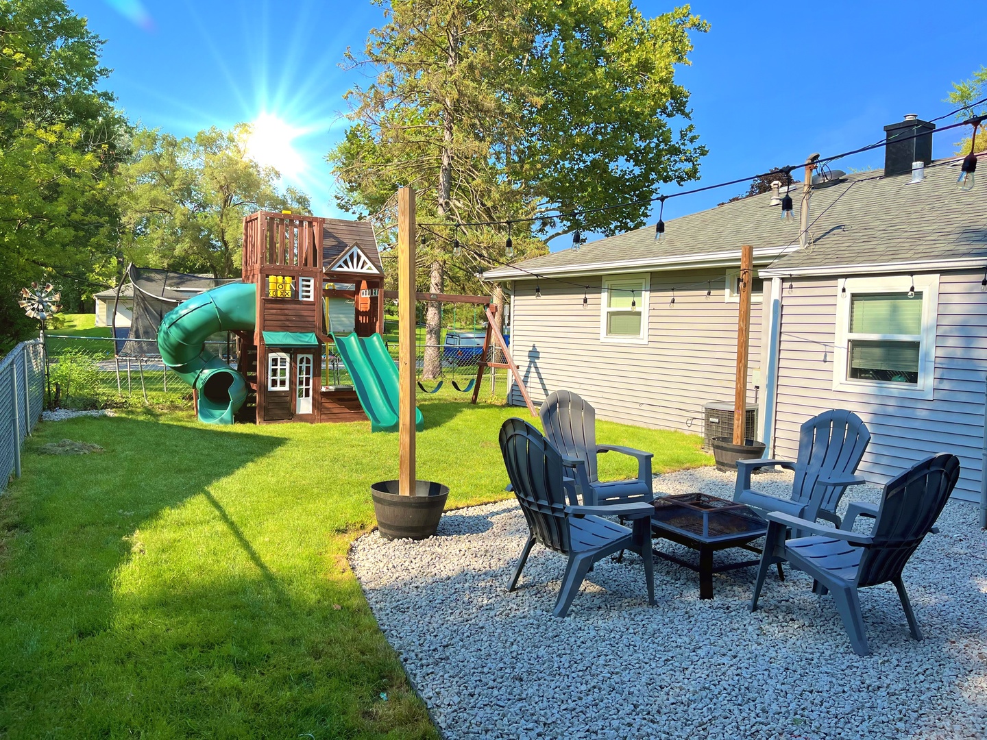 2909 Owl Drive Rolling Meadows, IL 60008 - Photo 11 of 11 a view of a house with backyard and a slide