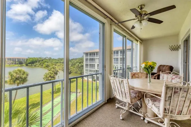 a view of swimming pool with a garden