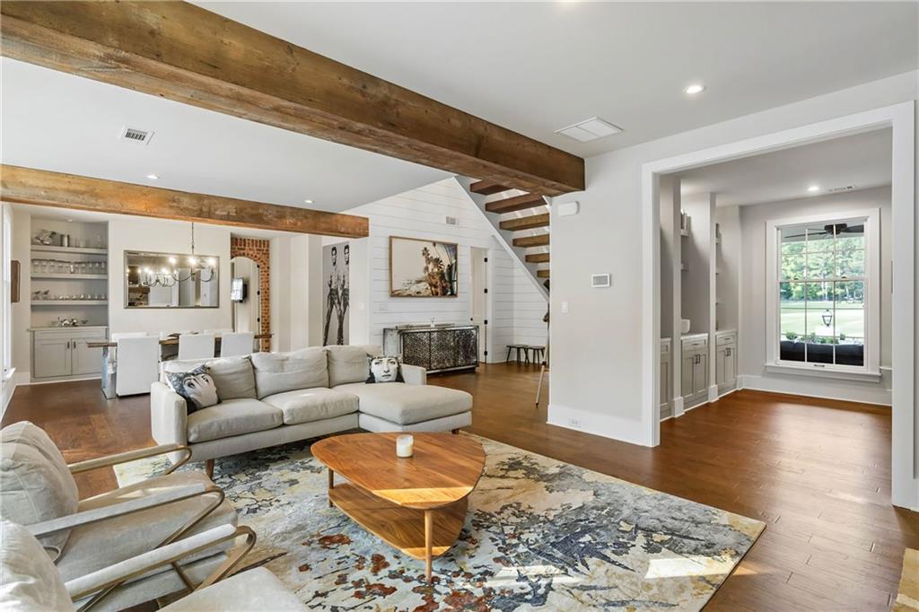 7255 Old Rico Road Chattahoochee Hills, GA 30268 - Photo 11 of 78 a living room with furniture and wooden floor