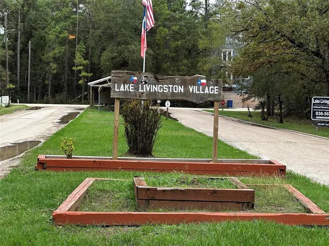 a view of lake with green space