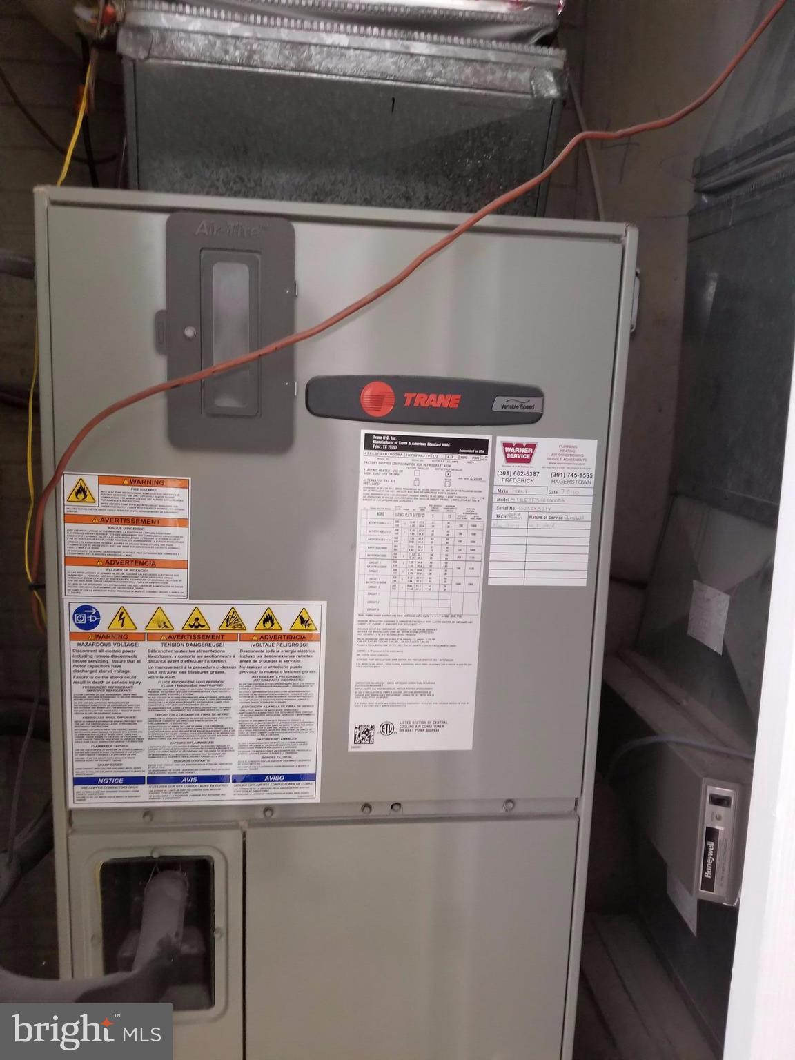 1675 Colonial Way Frederick, MD 21702 - Photo 13 of 30 Trane A/C replaced 2012