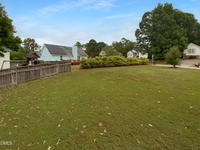 a view of a lake with houses