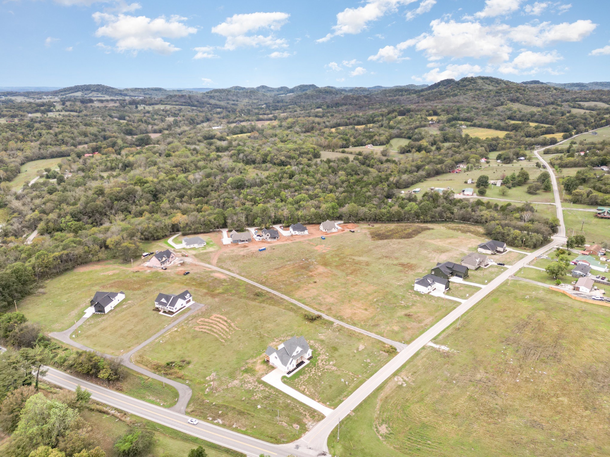 95 Crenshaw Road Hartsville, TN 37074 - Photo 31 of 31 an aerial view of residential houses with outdoor space