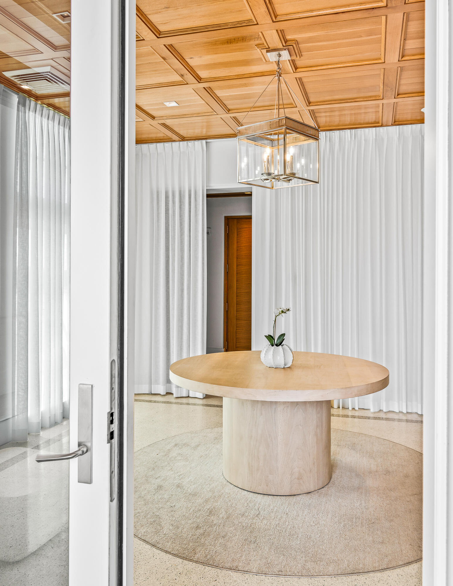 290 Sea Garden St Inlet Beach, Unit 402 Inlet Beach, FL 32461 - Photo 26 of 43 a view of a living room with a table and chairs