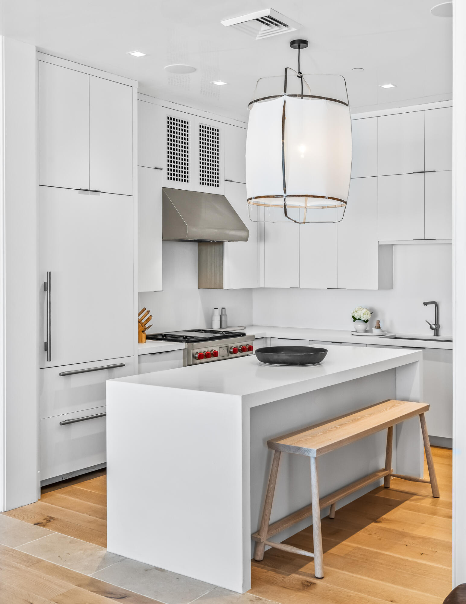 290 Sea Garden St Inlet Beach, Unit 402 Inlet Beach, FL 32461 - Photo 43 of 43 a kitchen with a stove a refrigerator and a sink