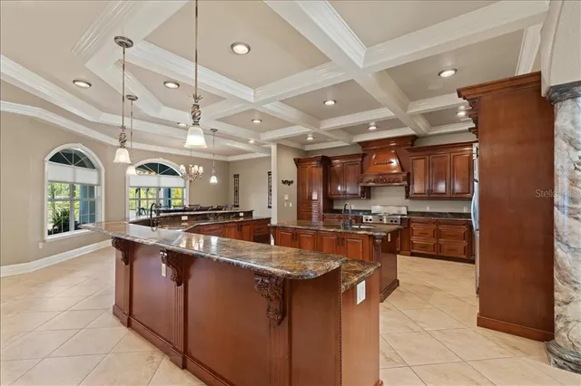 a view of a house with a porch and a garage