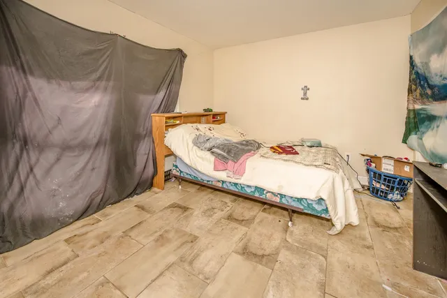 a view of a backyard of a house