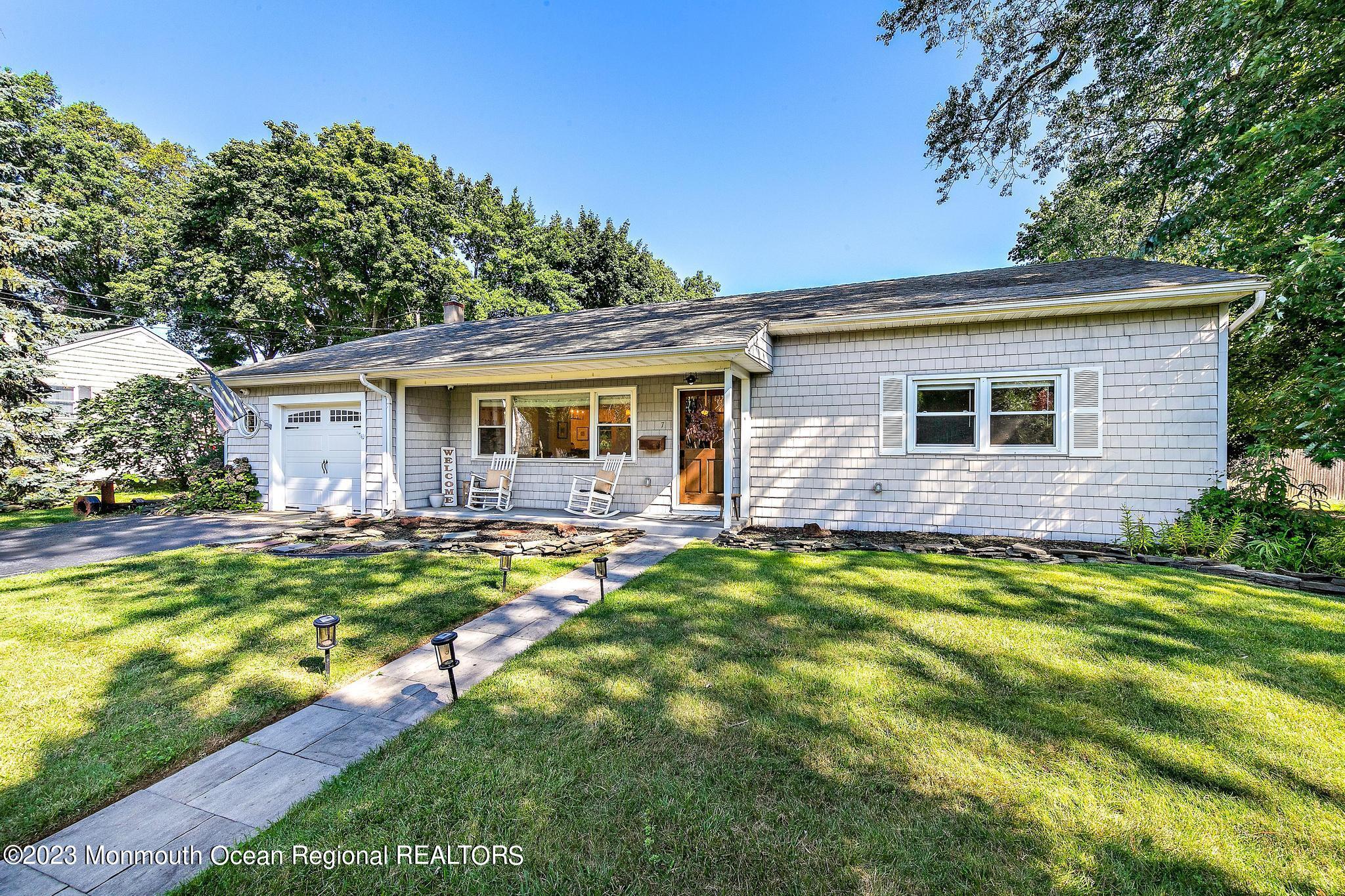 7 Sagamore Avenue Oceanport, NJ 07757 - Photo 2 of 44 a view of a house with pool and chairs in a yard