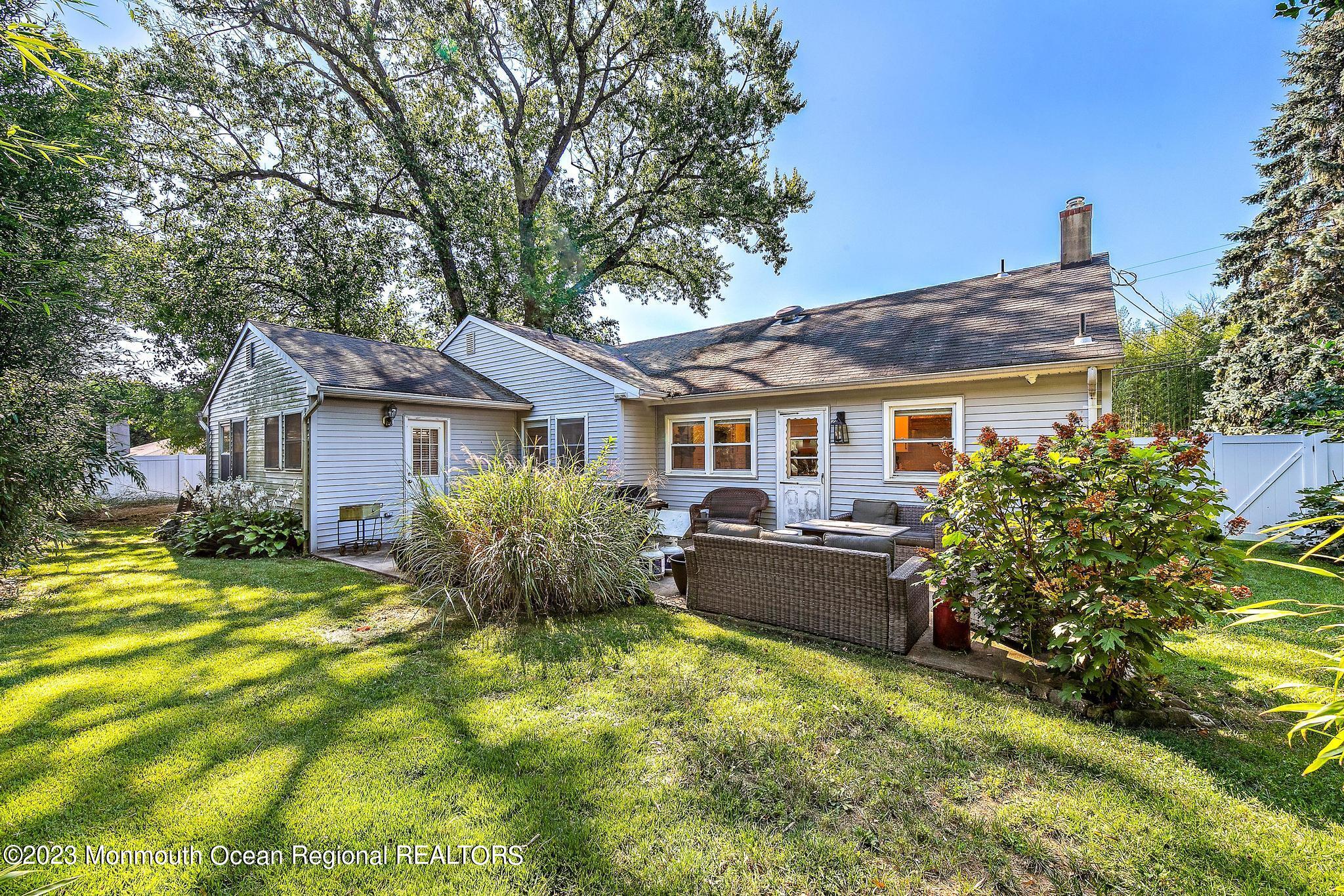 7 Sagamore Avenue Oceanport, NJ 07757 - Photo 38 of 44 a view of a house with backyard and sitting area