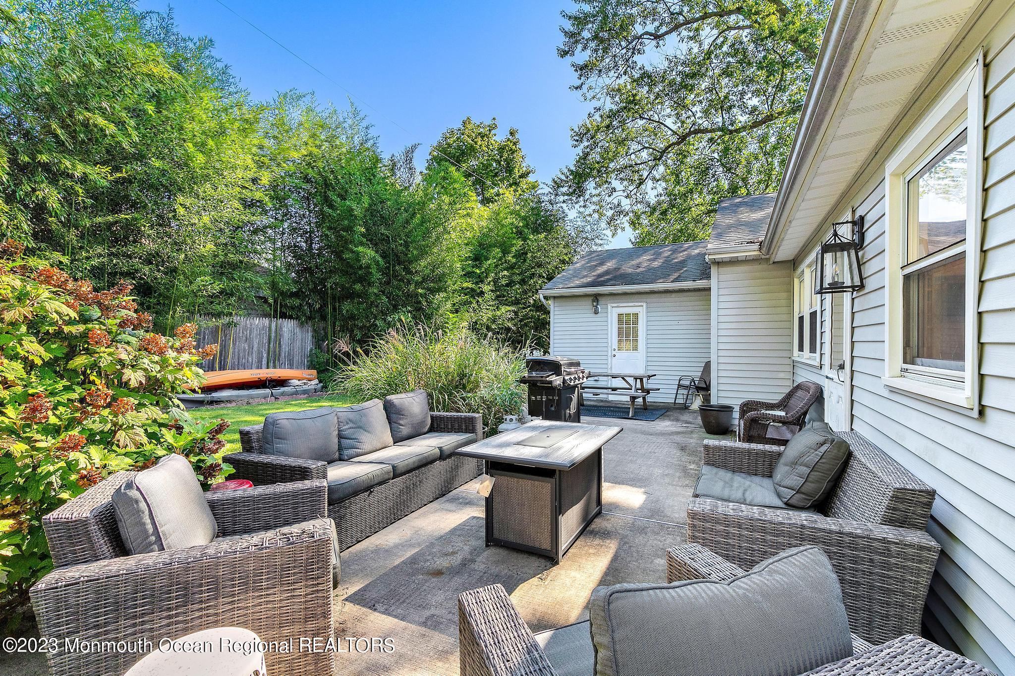 7 Sagamore Avenue Oceanport, NJ 07757 - Photo 44 of 44 a outdoor living space with furniture and a couch
