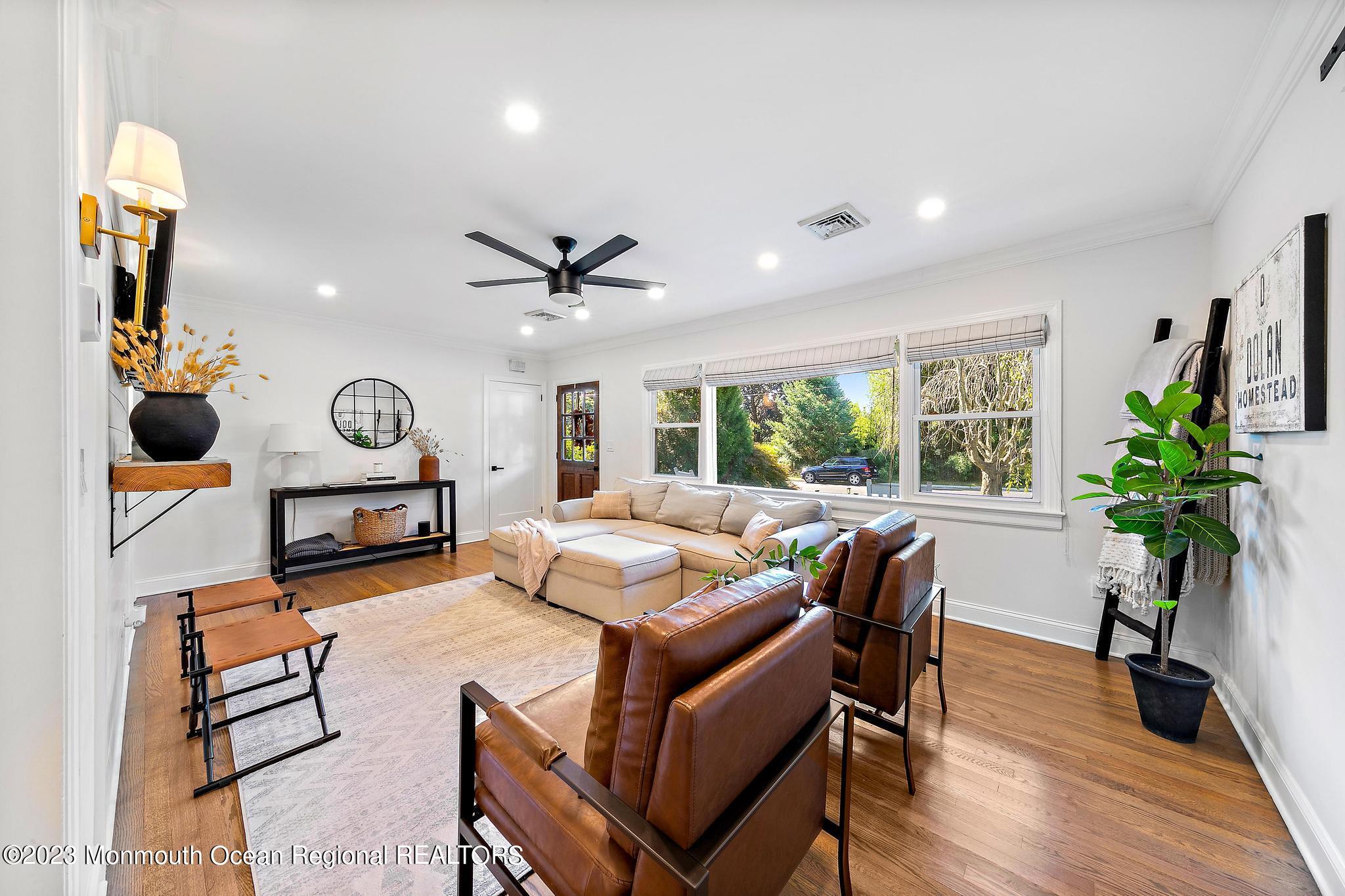 7 Sagamore Avenue Oceanport, NJ 07757 - Photo 10 of 44 a living room with furniture and a large window