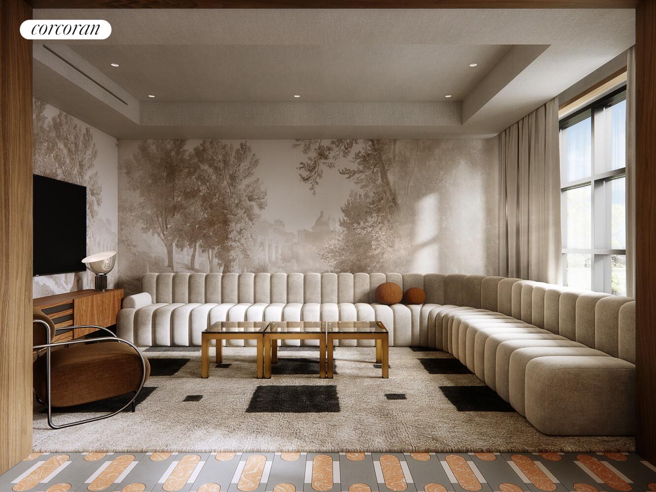 127 Kent Avenue, Unit 2D Brooklyn, NY 11249 - Photo 11 of 17 a bedroom with furniture and a large window