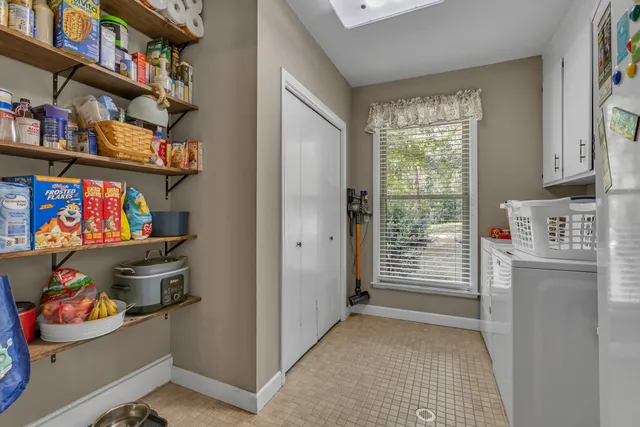 a view of a storage room with a lot of stuff