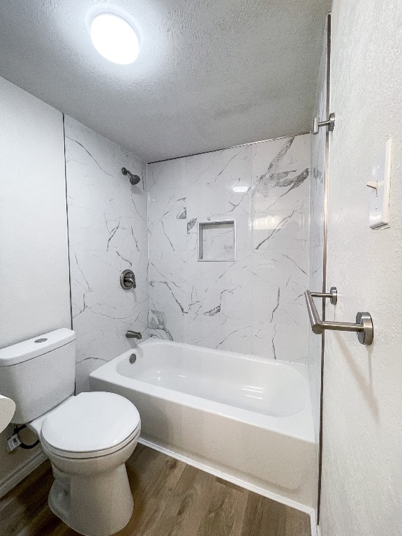 2401 Bucks Run, Unit A Austin, TX 78744 - Photo 27 of 33 a bathroom with a toilet a sink and bathtub