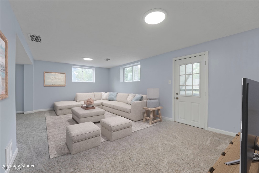 7375 Som Center Road Solon, OH 44139 - Photo 17 of 30 Oversized family room with a door that opens to the backyard