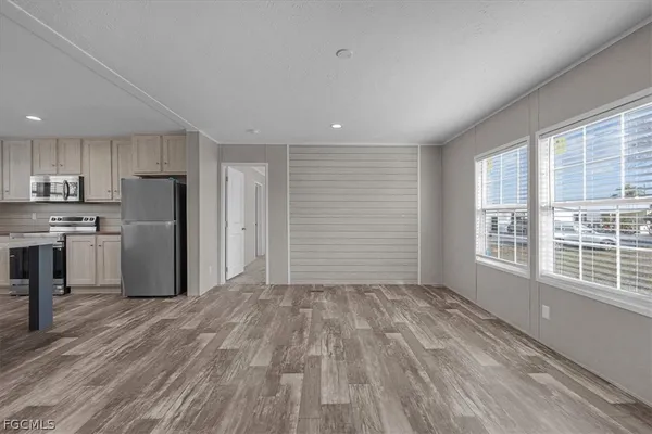 a view of livingroom with hardwood