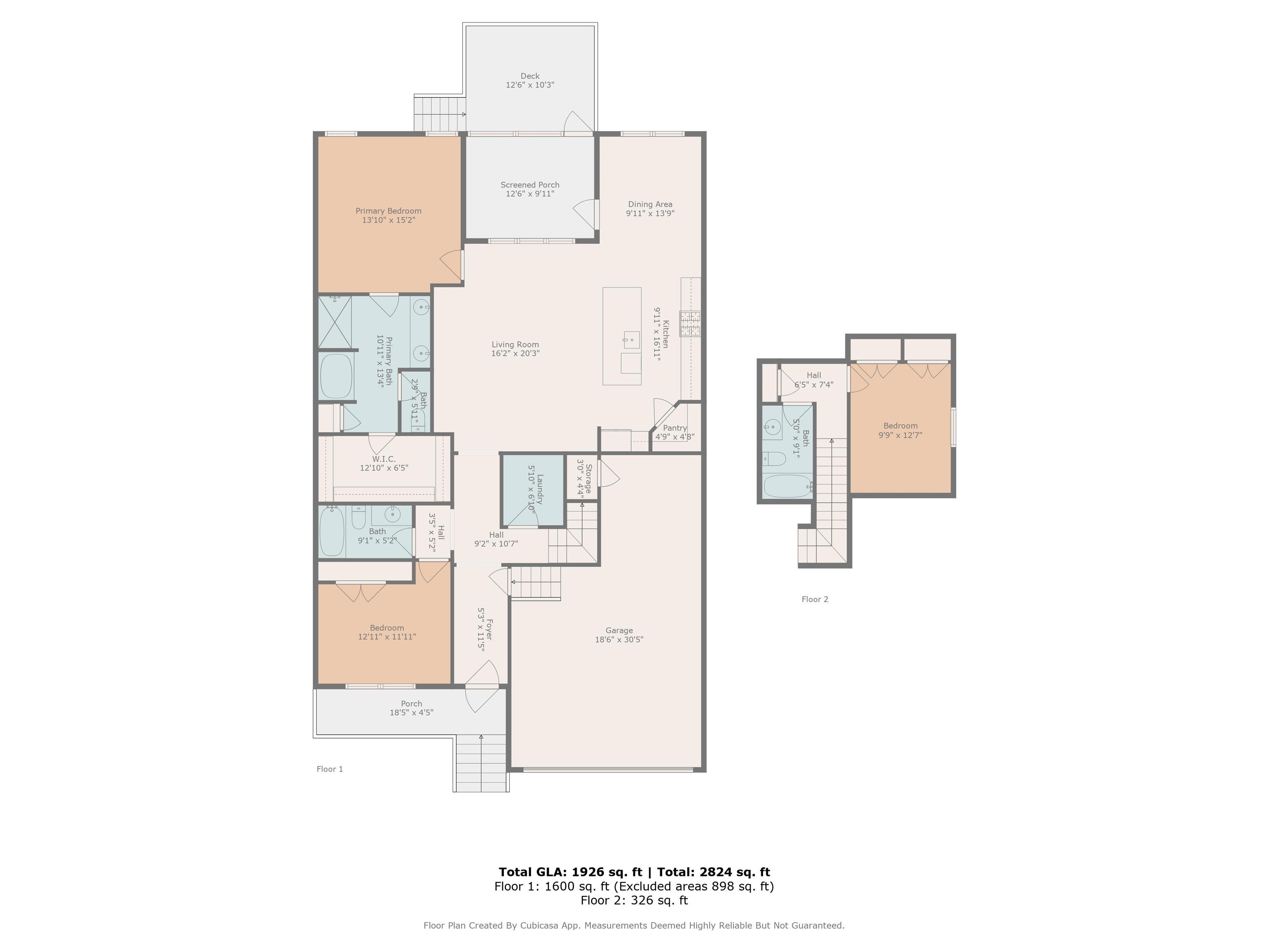 3026 Millstone Place Georgetown, SC 29440 - Photo 34 of 34 View of floor plan / room layout
