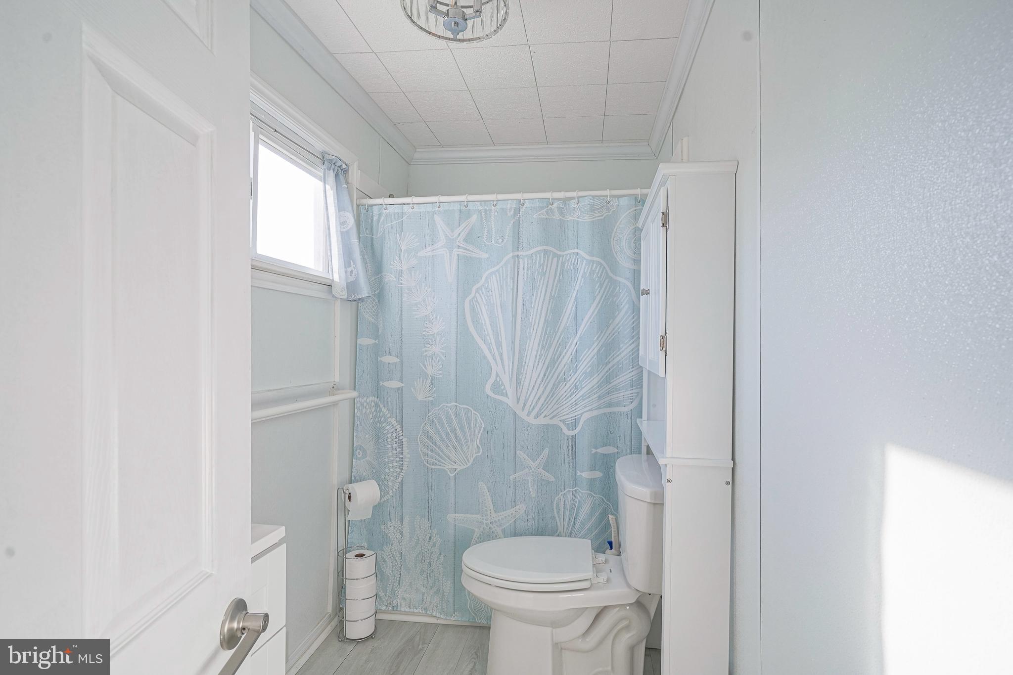 1925 Good Intent Road Woodbury, NJ 08096 - Photo 7 of 30 a bathroom with a shower curtain and a toilet