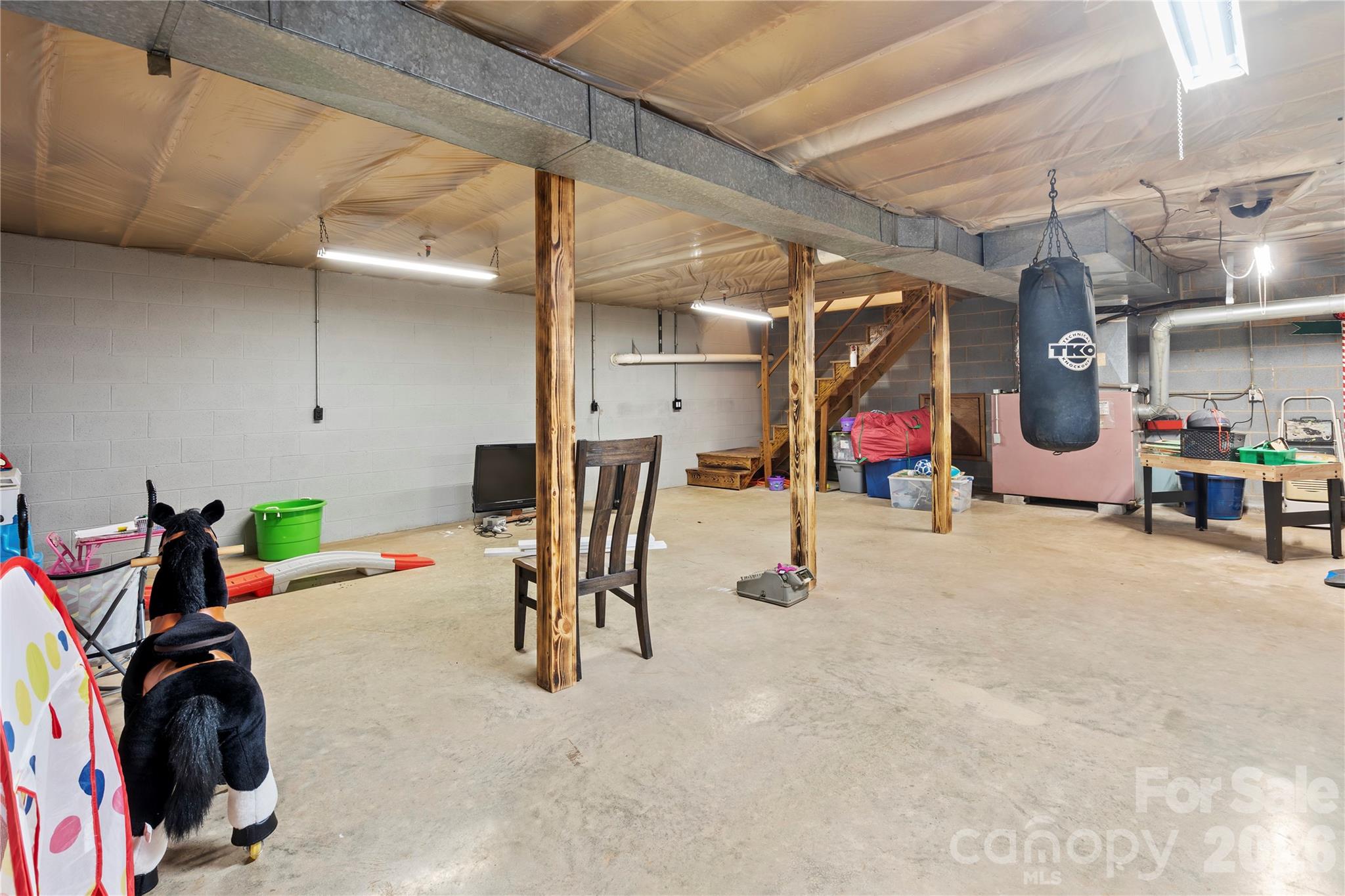 2231 Snuggs Park Road Albemarle, NC 28001 - Photo 19 of 30 a view of a room with gym equipment