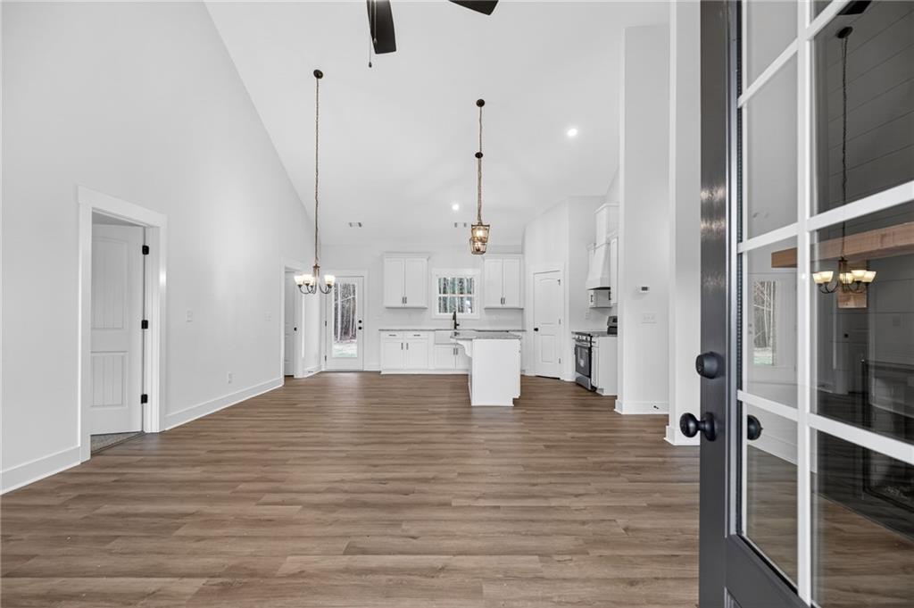 3512 Vinson Mountain Road Rockmart, GA 30153 - Photo 12 of 49 a view of kitchen with wooden floor