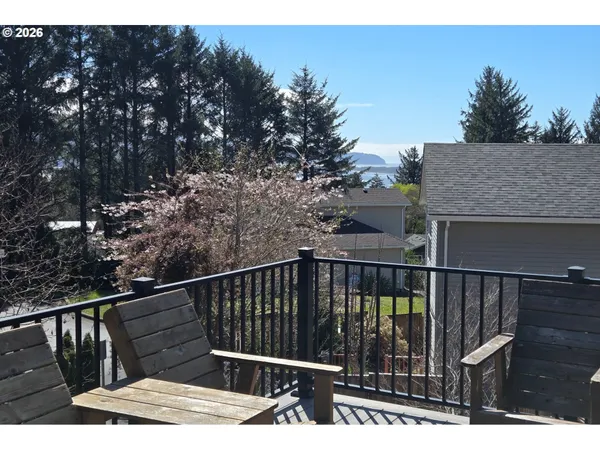 a view of balcony and deck