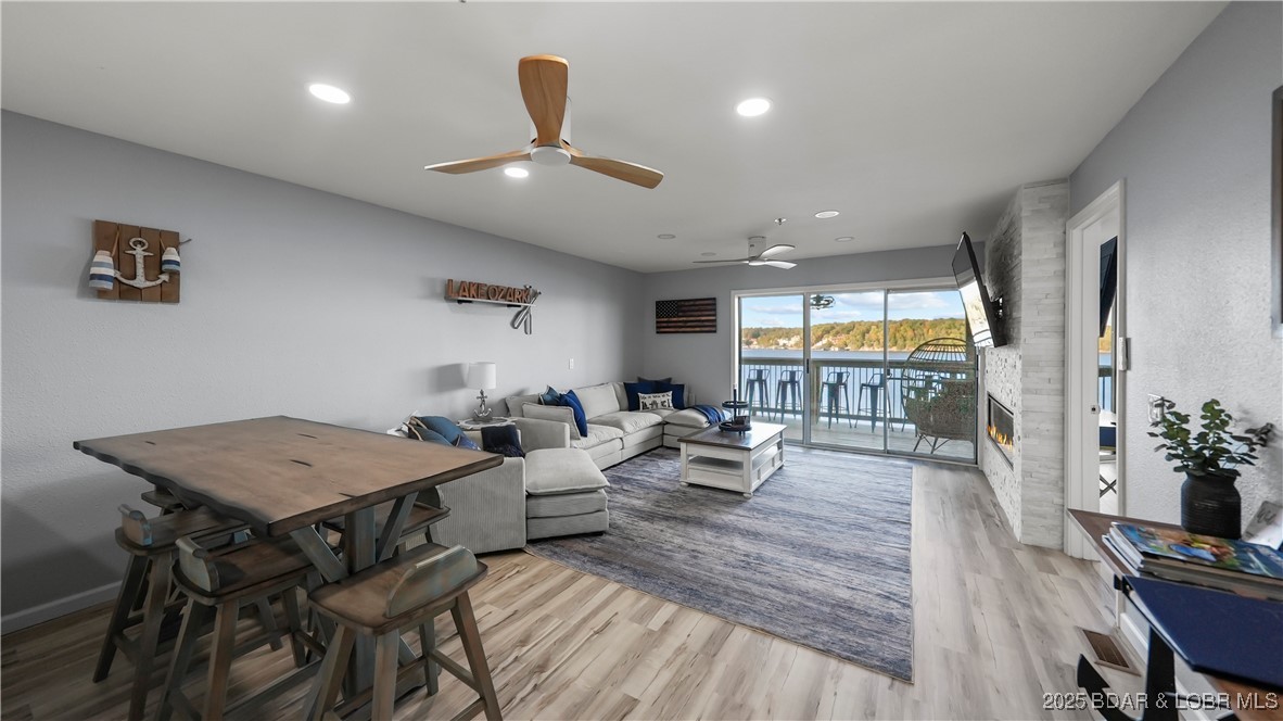 1481 Ledges Drive, Unit 1019 Osage Beach, MO 65065 - Photo 8 of 52 Modern design with panoramic lakefront glass slide
