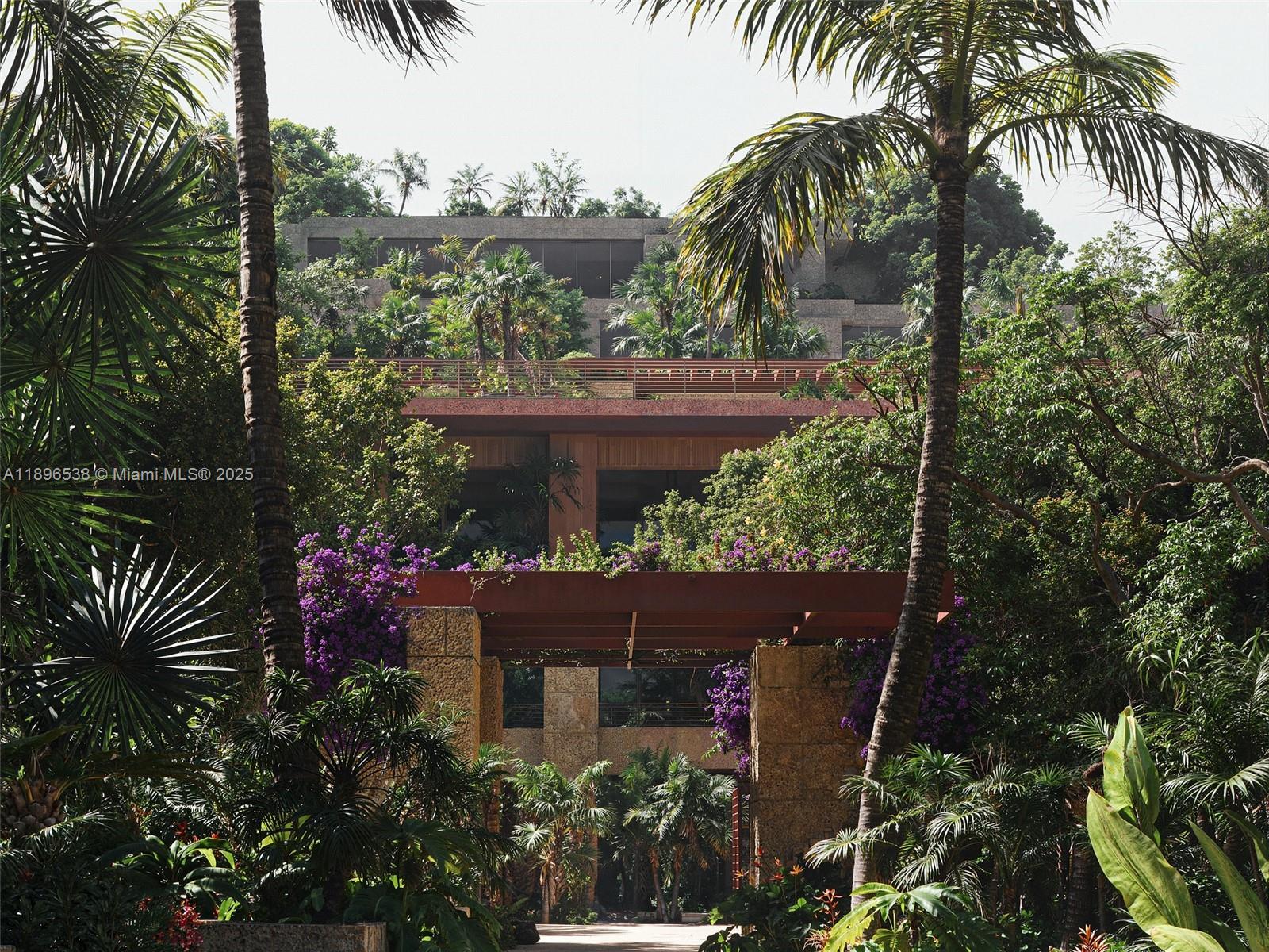 3101 Grand Avenue, Unit 307 Coconut Grove, FL 33133 - Photo 13 of 15 front view of a house with a garden