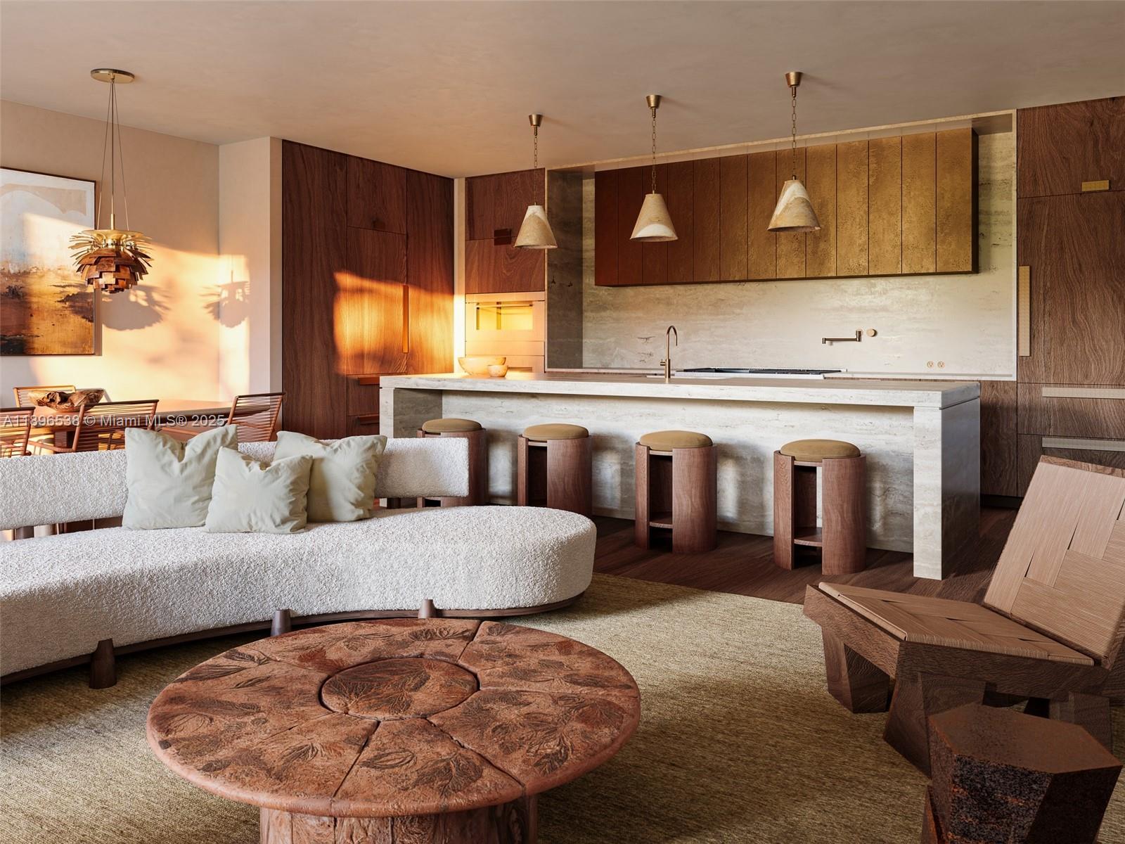 3101 Grand Avenue, Unit 307 Coconut Grove, FL 33133 - Photo 2 of 15 a living room with furniture and a large window