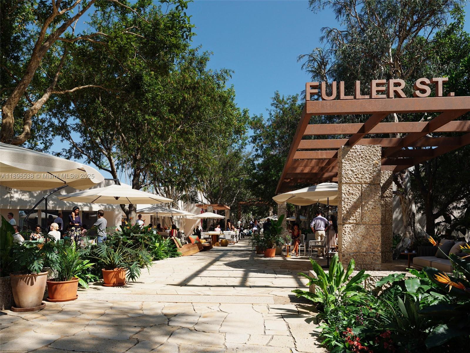 3101 Grand Avenue, Unit 307 Coconut Grove, FL 33133 - Photo 10 of 15 a view of street with sitting area