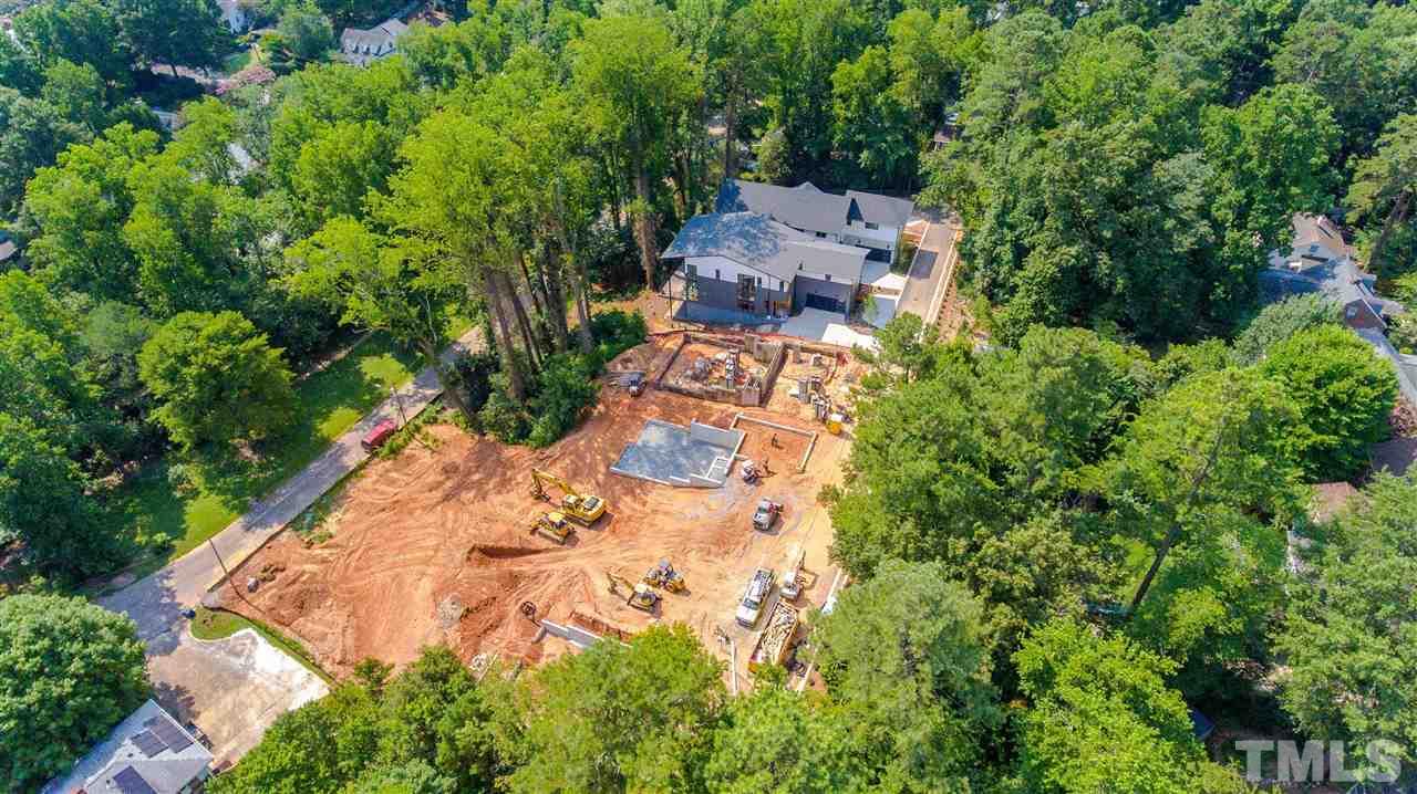 1623 Nottingham Road Raleigh, NC 27607 - Photo 28 of 29 an aerial view of a house with a yard