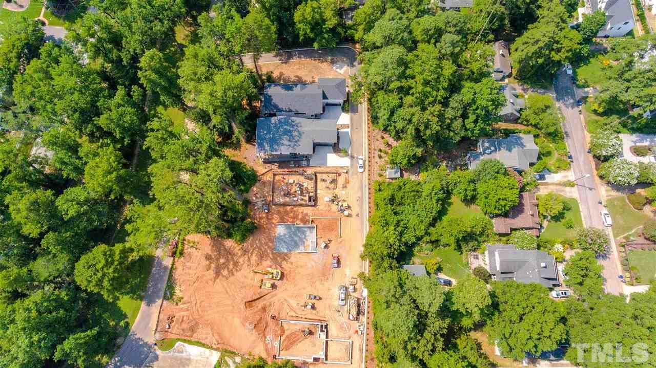 1623 Nottingham Road Raleigh, NC 27607 - Photo 29 of 29 an aerial view of residential house with outdoor space and trees all around