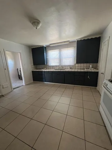 a black and white checkered floor