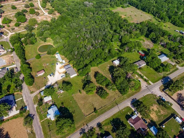 a view of lake and green space