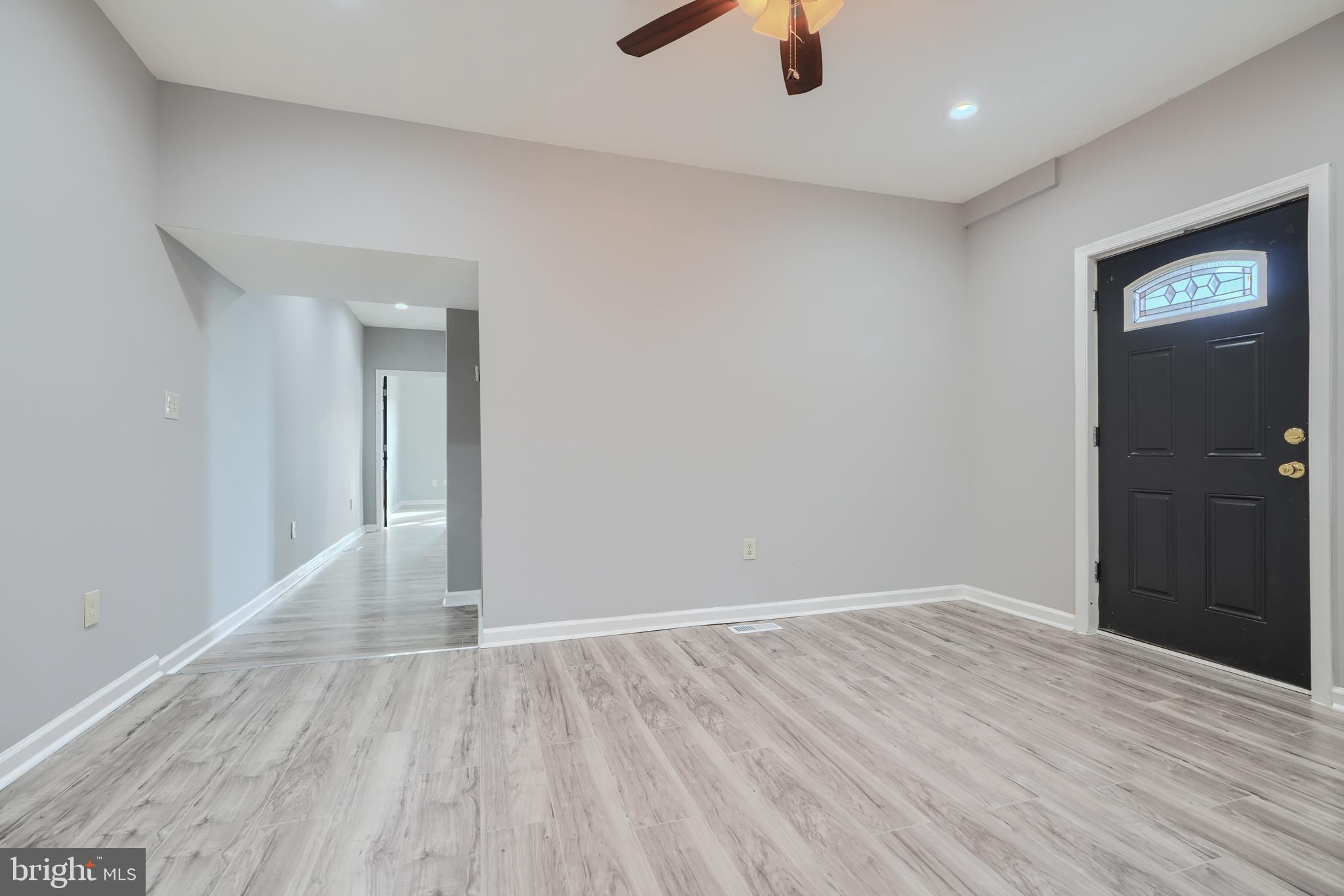 3014 Hamilton Avenue, Unit 1 Baltimore, MD 21214 - Photo 10 of 36 Living room. Bedrooms down the Hall