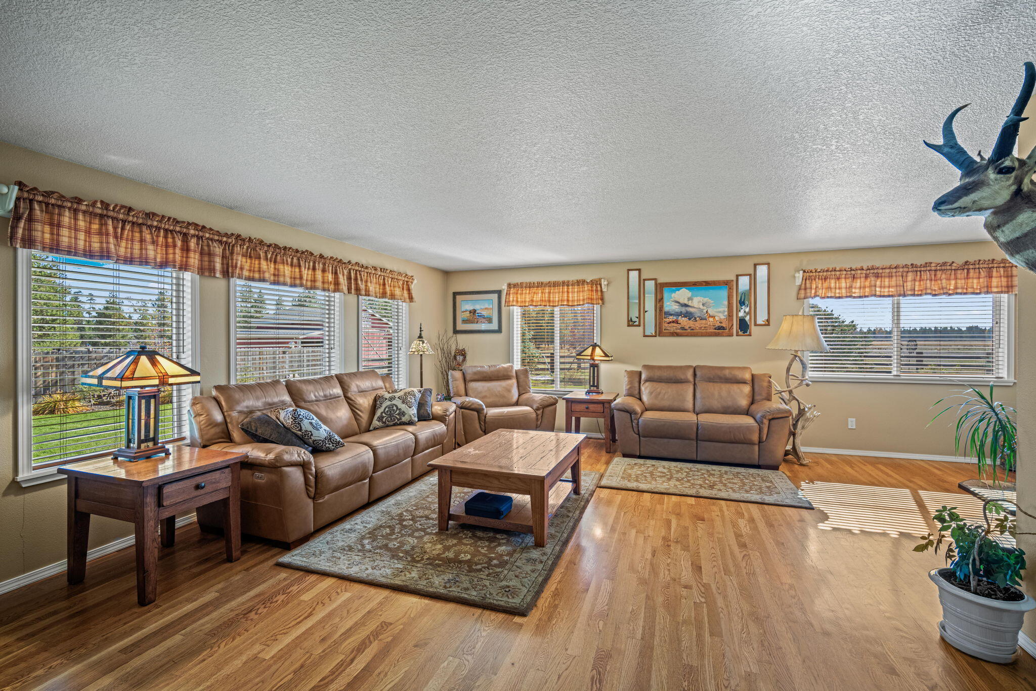 16255 Paulina View Road La Pine, OR 97739 - Photo 5 of 71 Living room east and south facing windows