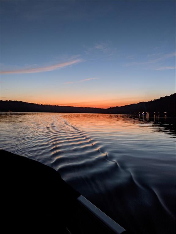 55 Elm St Extension Stoneboro, PA 16153 - Photo 40 of 44 a view of lake and sunset